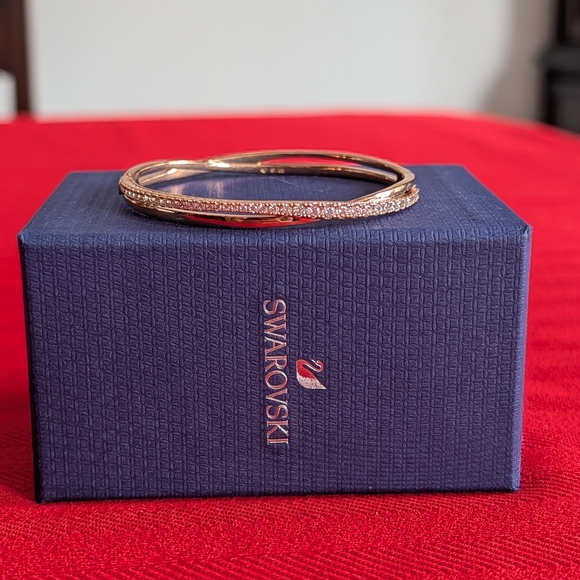 Swarovski Jewelry - Brand New Swarovski Rose Gold Bangle